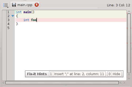 KDevelop screenshot